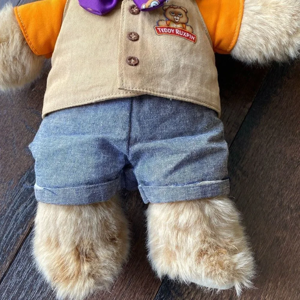 Vintage Teddy Ruxpin 1985 2017 talking animated plush stuffed bear animal‎ talks